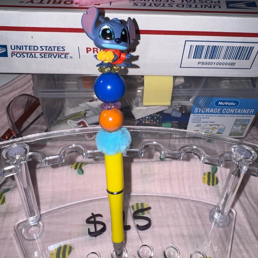 Disney Blue and Yellow Stitch Pen